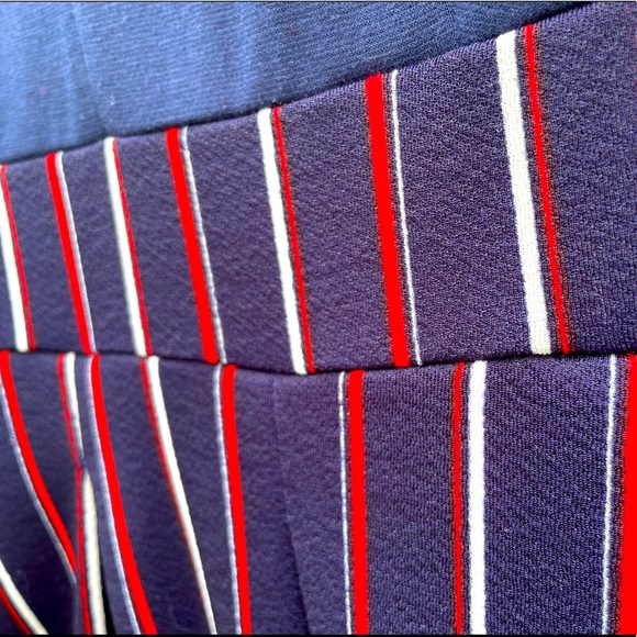 Elegant Red, White, and Blue Midi Dress With Pockets!!! - Picture 7 of 8